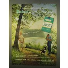 1963 Salem Cigarettes Ad - Refreshes Your Taste