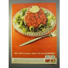 1963 Ocean Spray Cranberry Sauce Ad - Next Salad