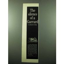 1969 Garrard SL 95 Turntable Ad - The Silence Of