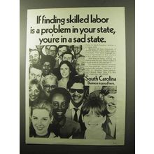 1970 South Carolina Industrial Development Ad - Labor