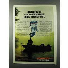 1976 Evinrude Sport 135 Outboard Motor Ad - First