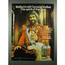 1982 Wolfschmidt Vodka Ad - The Spirit