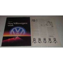 1982 Volkswagen Cars Ad - How Volkswagens Work
