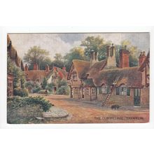 The Old Village Shanklin Isle of Wight W W Quatremain Art Postcard 772