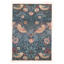 STRAWBERRY THIEF chintz by William Morris used postcard art 1992 =