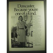 1974 Doncaster Young Traditions Sportswear Ad - Because you're one of a kind
