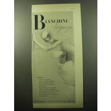 1950 Bianchini Lorganza Fabric Advertisement - Bianchini Lorganza