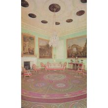 The Music Room Harewood House 1960s Postcard