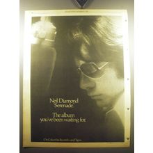 1974 Neil Diamond Serenade Album Ad - The album you've been waiting for