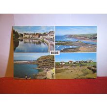 multiview, BUDE , CORNWALL unused postcard dated 1970 #