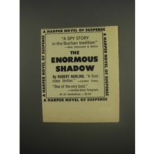 1956 Harper Book Advertisement - The Enormous Shadow by Robert Harling