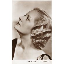 Evelyn Laye MGM Film Actress Hollywood Real Photo Postcard