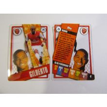 4. GILBERTO - Arsenal - Topps - I-Cards 2006/07 Football Card