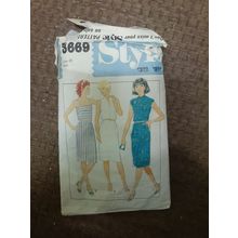 vintage sewing pattern looks complete style 3669 size 20