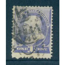 Used 212 1c Benjamin Franklin Just Clears M01359