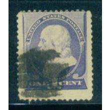 Used 212 1c Benjamin Franklin Average M01505