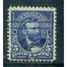 Used 281 5c Ulysses S. Grant Barely Clears M04866