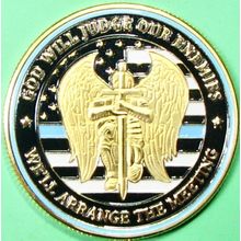 Police Officer Prayer. Challenge Coin. 1.50". 59b.