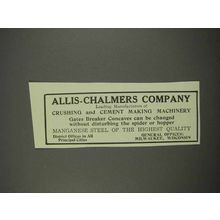 1913 Allis-Chalmers Company Ad