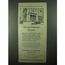 1931 Guaranty Trust Company of New York Ad - Business