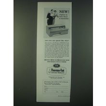 1959 3M Thermo-Fax Secretary Copying Machine Ad - Copies in 4 Seconds