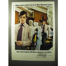 1970 Van Heusen Hampshire House Shirt Ad - Stiffs