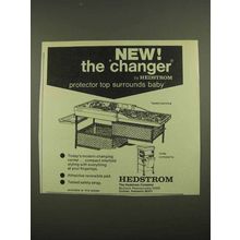 1974 Hedstrom Changer Ad - Protector Top Surrounds Baby