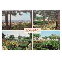 multiview, CALELLA, COSTA DEL MARESME, SPAIN unused postcard =