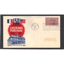 FDC Cachet Craft 1020 3c Louisiana Purchase (Cachet-Label/A) CV39106