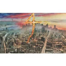 Johnny Storm The New Human Torch Marvel Comic Book Postcard