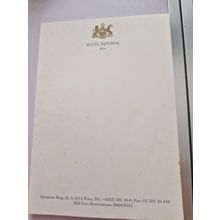 IMPERIAL HOTEL WIEN NOTEPAD