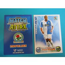 Steven Reid - Blackburn Rovers - Match Attax 2008/09 Football Card