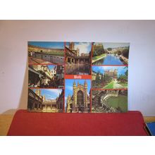 multiview, BATH. SOMERSET. unused postcard Colourmaster =
