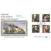 Death Of Lord Alfred Tennyson Hand Signed Benham FDC