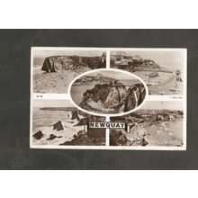 Postcard Cornwall Newquay Multiview 1951