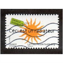 FRA 2008 (55c) 'SUSTAINABILITY - SUN' FINE USED (EBID20805)