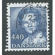 DEN 1982 4.40KR 'QUEEN MARGRETHE II' FINE USED (EBID43-005)