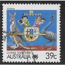 AUS 1988 39c 'LIVING TOGETHER - TOURISM' FINE USED (EBID67-174)