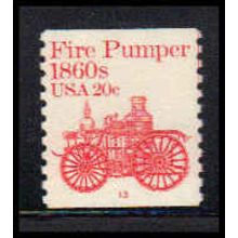1908 20c Fire Pumper Fine MNH Dry Gum CNS 13 PA5719