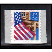 Used 2915A 32c U.S. Flag Over Porch Fine CNS 77777A 10x10 P/UL PA6875