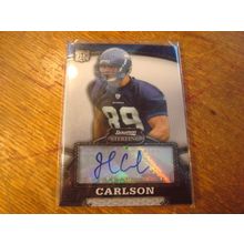 2008 Bowman Sterling Black, Autograph Rc Card, JOHN CARLSON, Seahawks