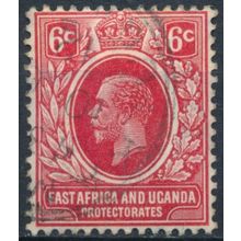 KGV: 6c - East Africa & Uganda 1912 - FH - SG 46 (A)