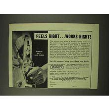 1949 Stanley No. 5 Jack Plane Ad - Feels Right Works