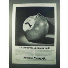 1968 American Mutual Ad - One Turned Up on Your Desk