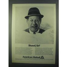 1968 American Mutual Ad - Shovel, Sir?