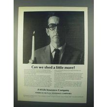 1968 American Mutual Life Insurance Ad - Shed More
