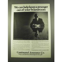 1975 Continental Assurance Ad - Stranger