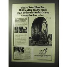 1977 Sears RoadHandler Tires Ad - Federal Standards