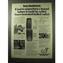 1977 Sears RoadHandler Tires Ad - Outperform a Legend