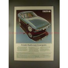 1978 Porsche 924 Car Ad - Taste That's Easy to Acquire!